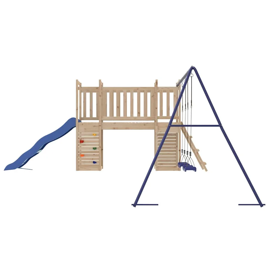 Aire de jeux d'extérieur bois de pin massif - 5