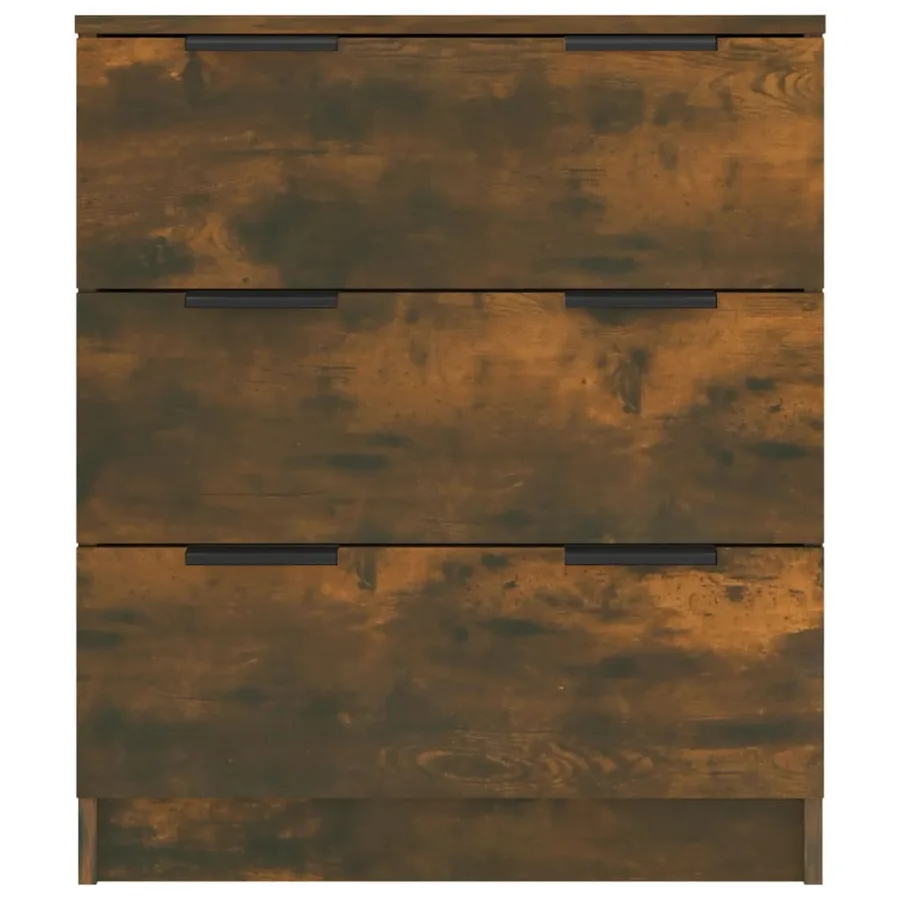 Buffet Chêne fumé 60x30x70 cm Bois d'ingénierie - 5