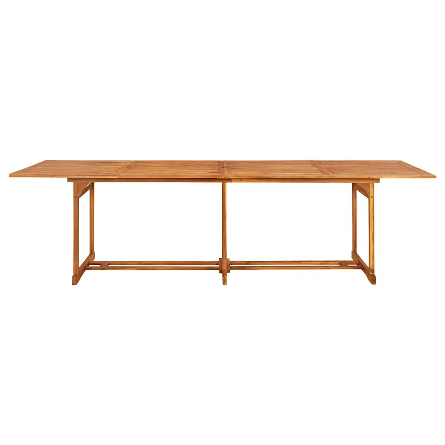 Ensemble à manger de jardin 11 pcs 280x90x75 cm bois d'acacia - 7