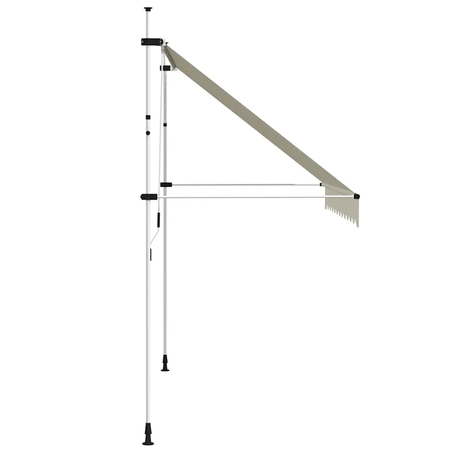 Auvent manuel rétractable 300 cm Crème - 4