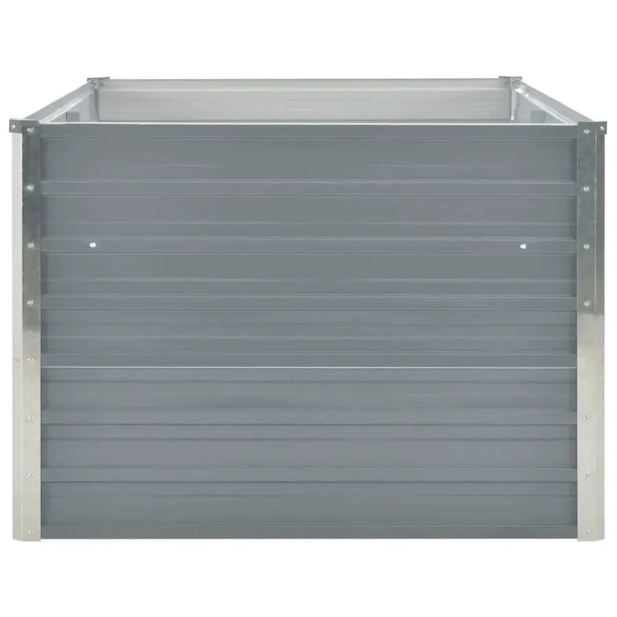 Jardinière 160 x 80 x 45 cm Acier galvanisé Gris - 4
