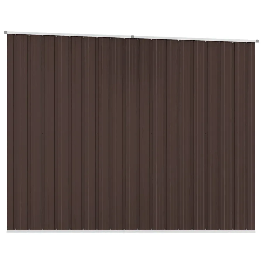 Abri de jardin Marrron 195x198x159 cm Métal galvanisé - 7