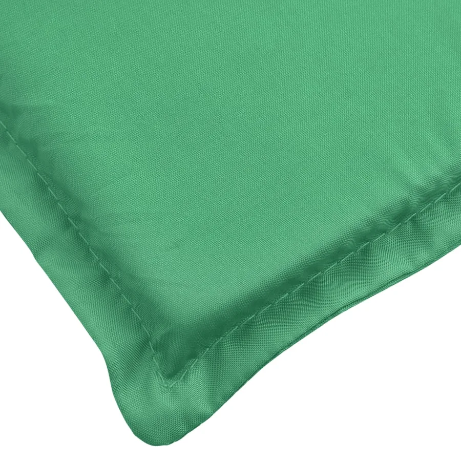 Coussin de chaise longue vert 200x60x3 cm tissu oxford - 7