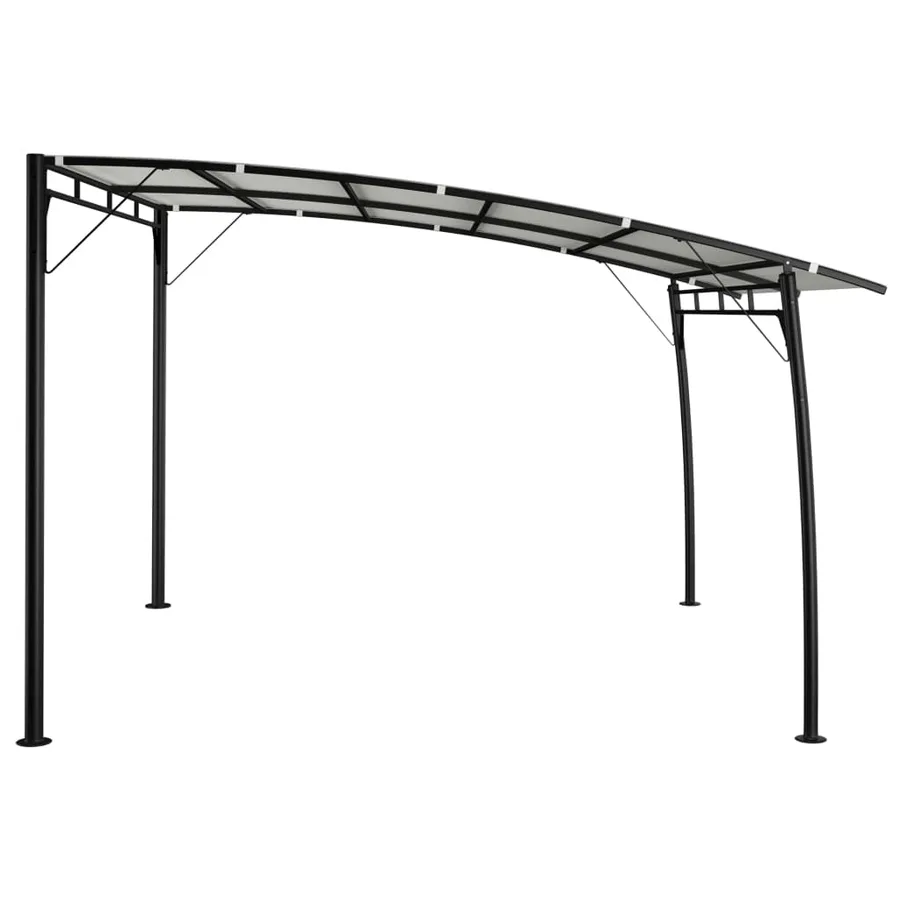 Auvents parasols 3 x 3 x 2,55 m Crème - 3