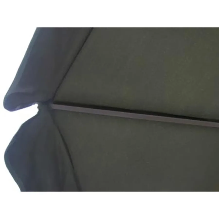 Parasol de jardin avec base portable aluminium vert - 4