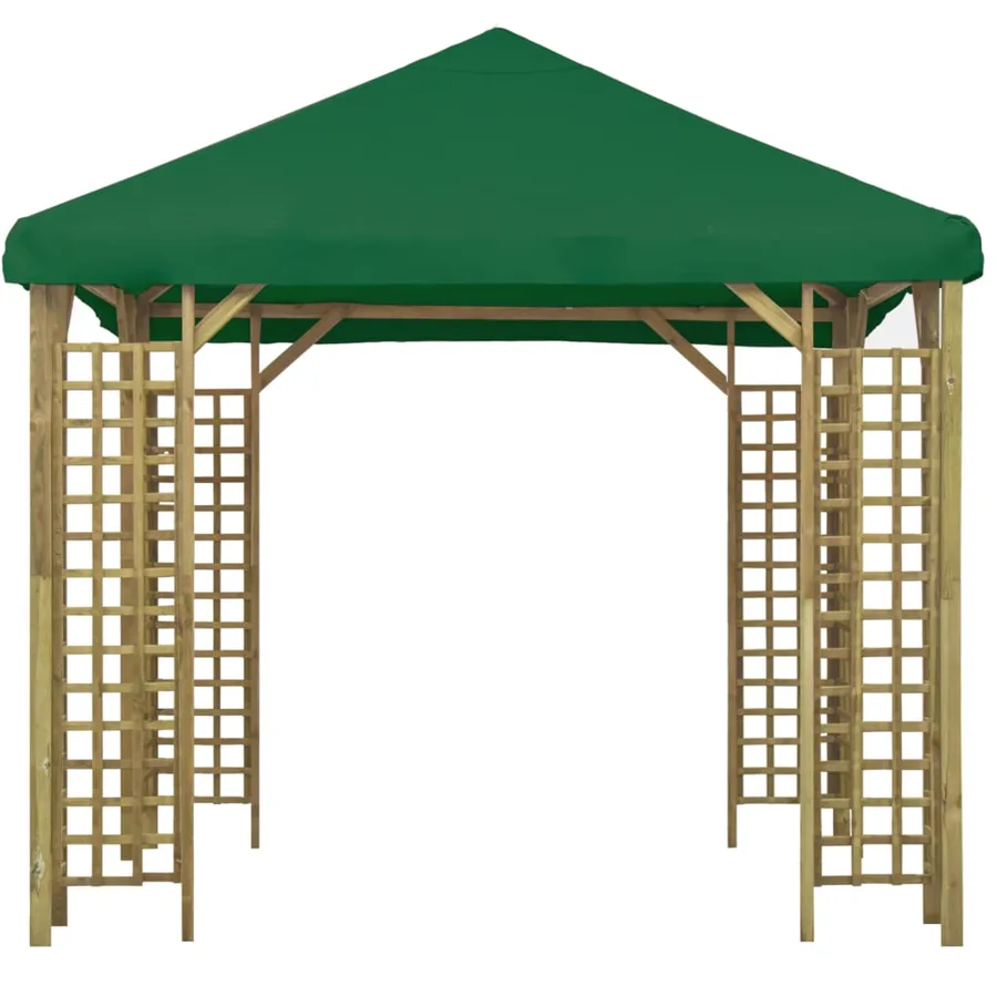 Belvédère 3x3 m Vert - 2