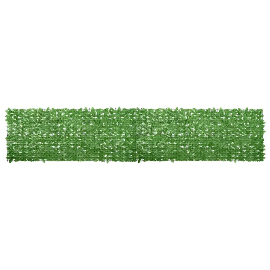 Écran de balcon avec feuilles vert 500x100 cm