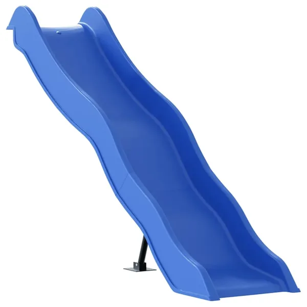 Toboggan de jeu bleu 169x38,5 cm polypropylène