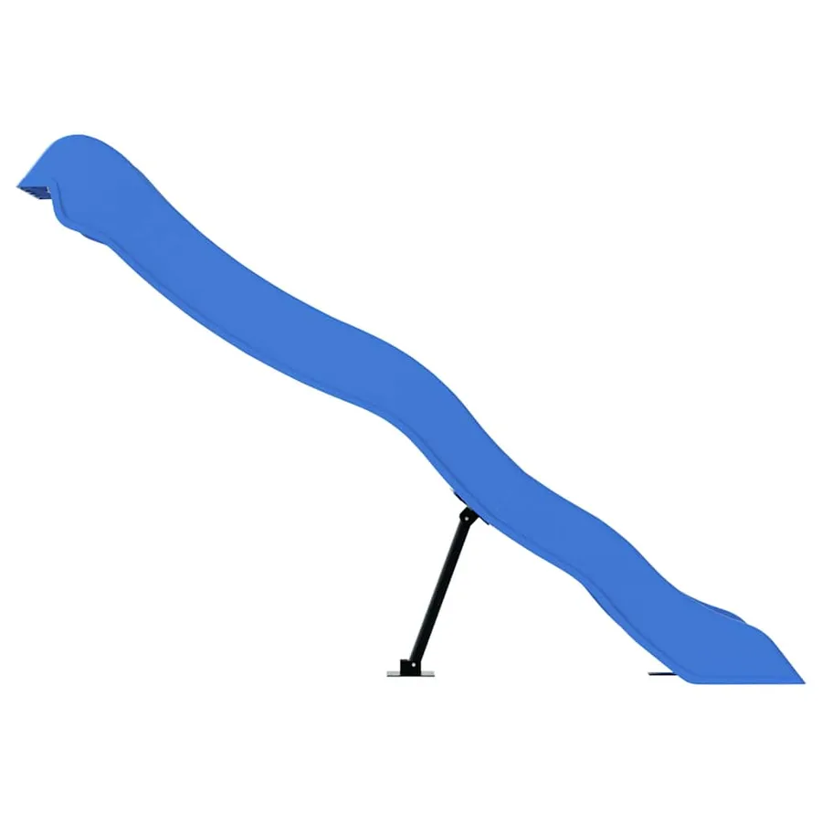 Toboggan de jeu bleu 169x38,5 cm polypropylène - 5