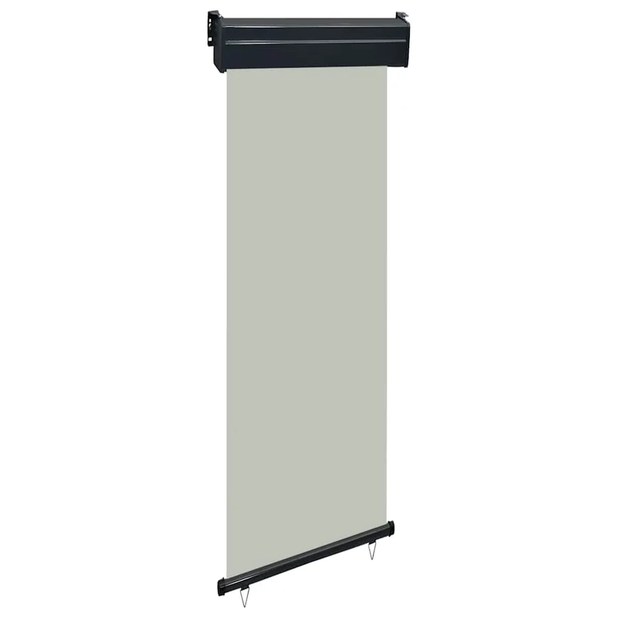 Auvent latéral de balcon 65x250 cm Gris