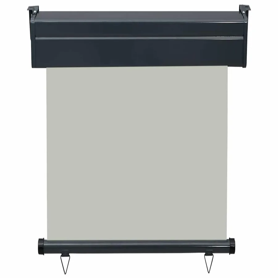 Auvent latéral de balcon 65x250 cm Gris - 4