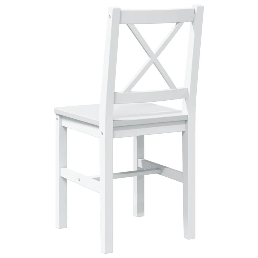 Ensemble de salle à manger 5 pcs Blanc - 10