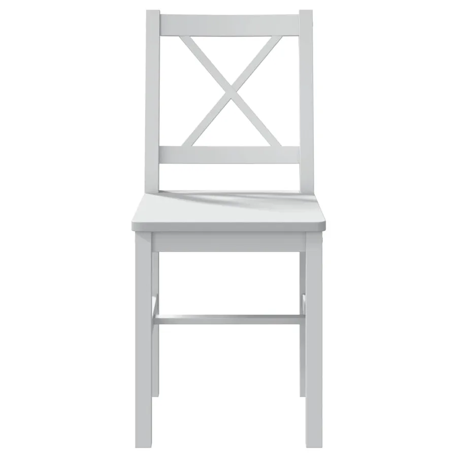 Ensemble de salle à manger 5 pcs Blanc - 6