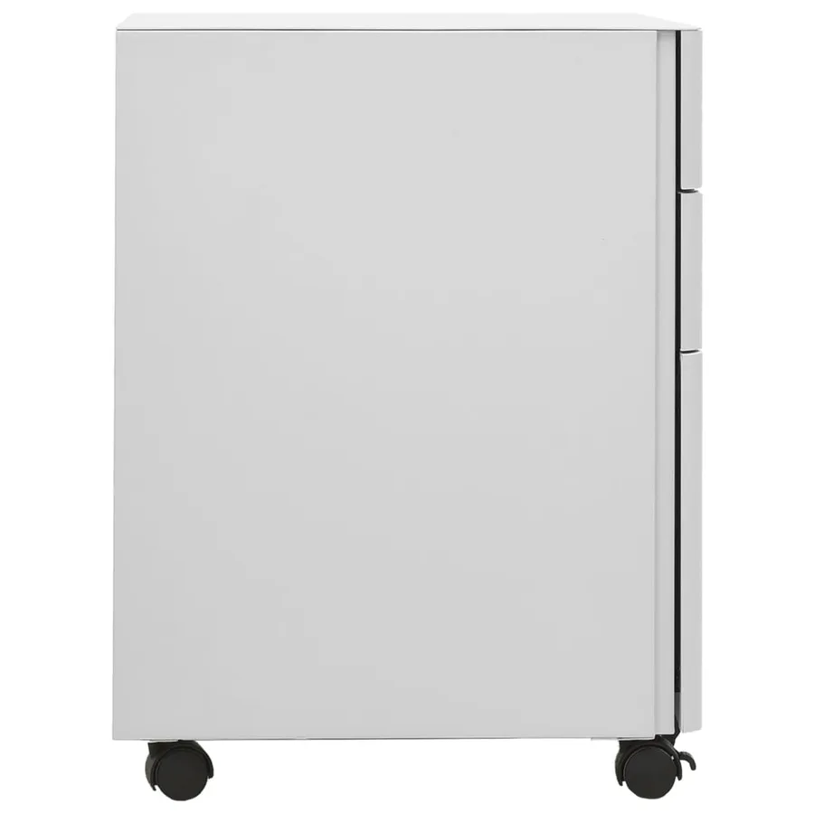 Classeur mobile Gris clair 30x45x59 cm Acier - 3