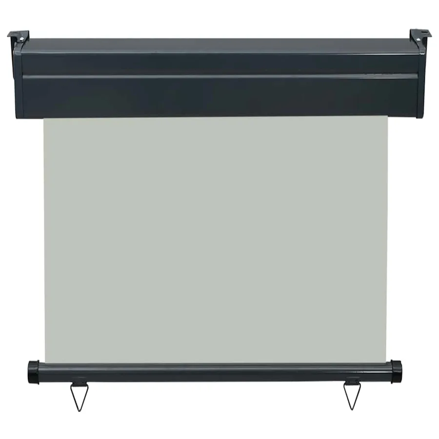 Auvent latéral de balcon 85x250 cm Gris - 4