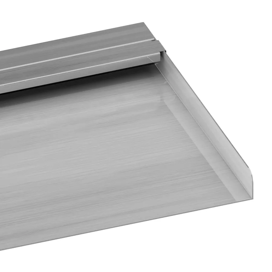 Déversoir pour cascade avec LED RVB Inox 60 cm - 10