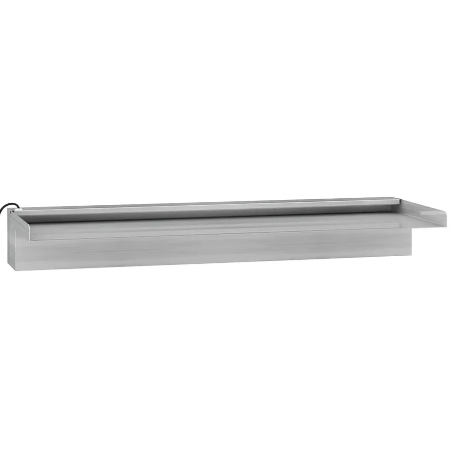Déversoir pour cascade avec LED RVB Inox 60 cm - 6