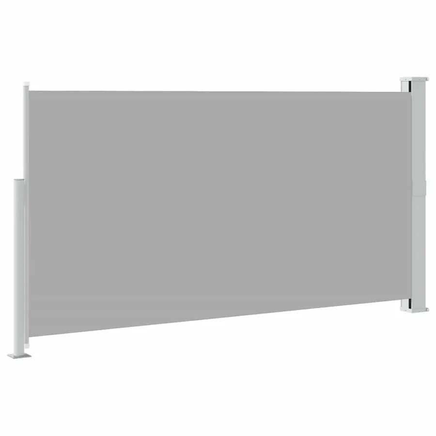 Auvent latéral rétractable de patio 170x300 cm Gris - 6