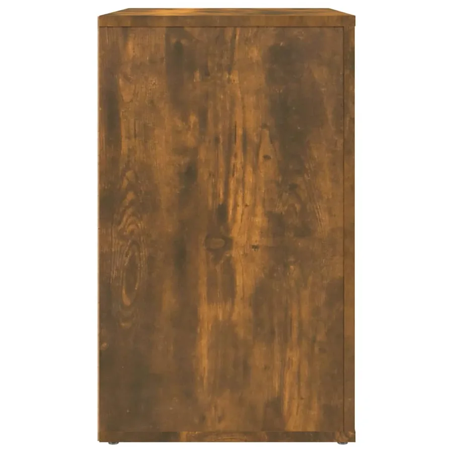 Table de chevet Chêne fumé 50x36x60 cm Bois d'ingénierie - 8