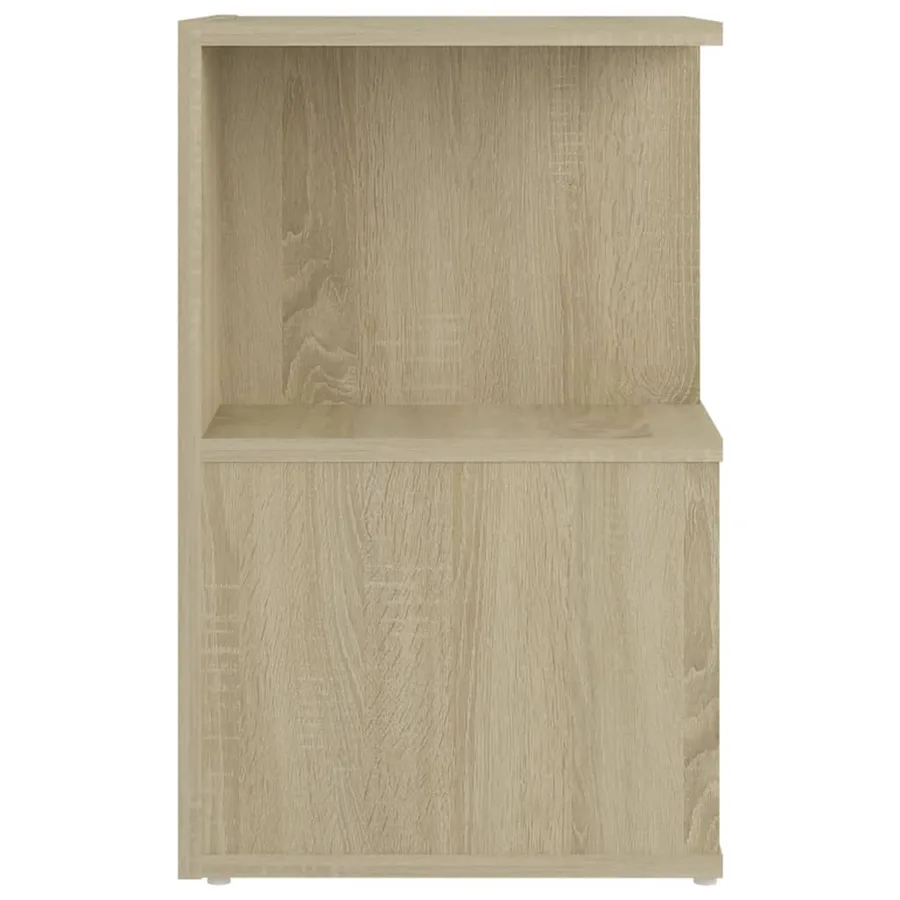 Table de chevet chêne sonoma 35x35x55 cm bois d'ingénierie - 4