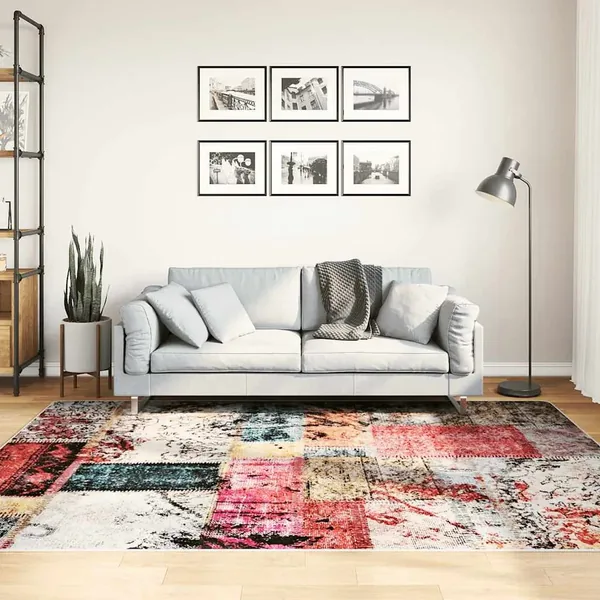 Tapis lavable Patchwork 160x230 cm multicolore