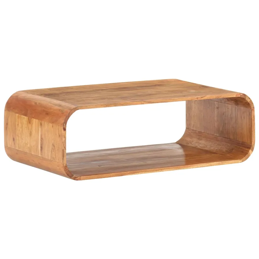 Table basse 90x50x30 cm Bois d'acacia massif - 10