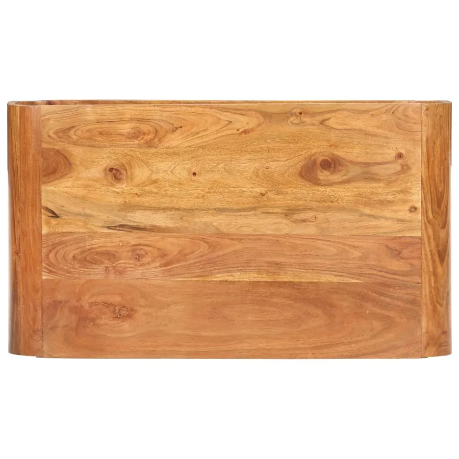 Table basse 90x50x30 cm Bois d'acacia massif - 4