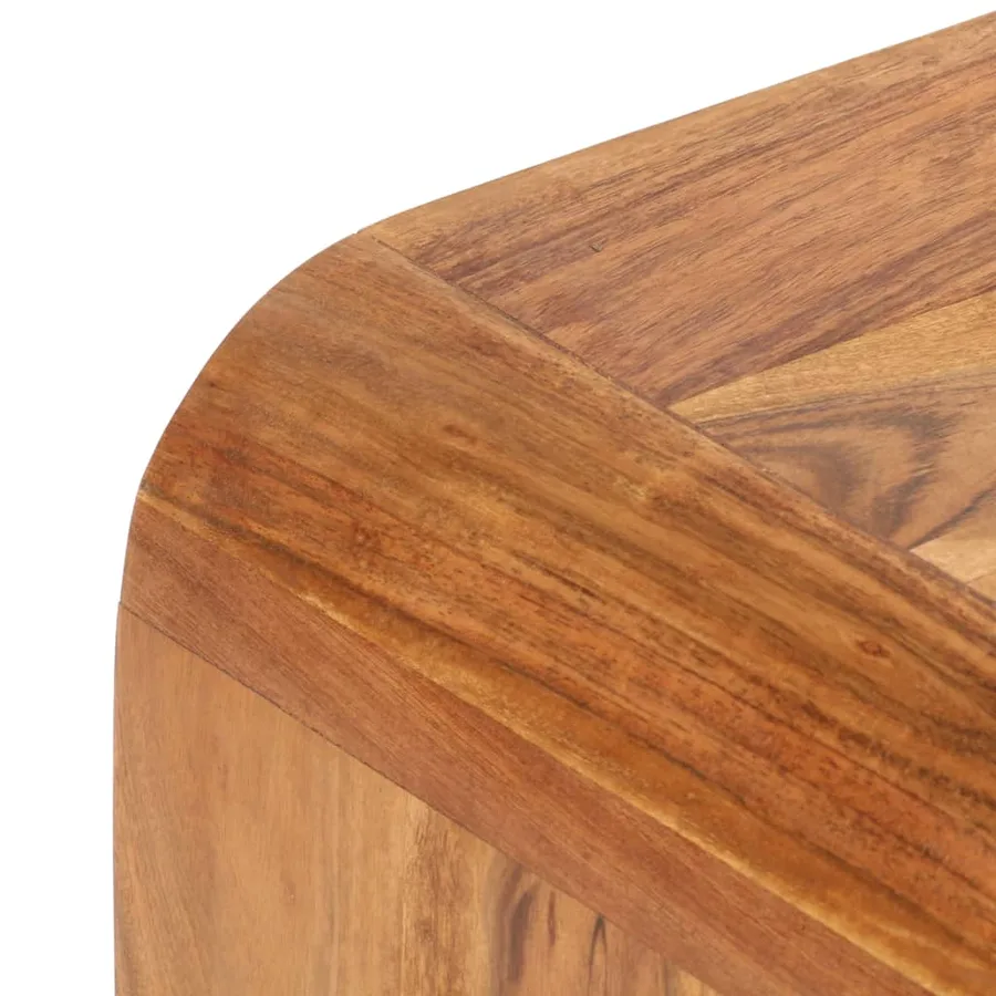 Table basse 90x50x30 cm Bois d'acacia massif - 6