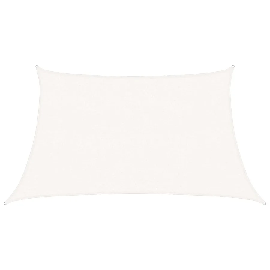 Voile d'ombrage 160 g/m² Blanc 3/4x2 m PEHD - 2