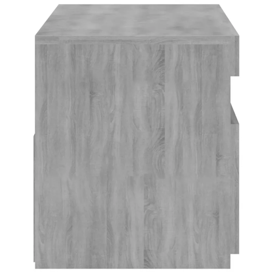Meuble TV avec lumières LED Sonoma gris 75x35x40 cm - 6