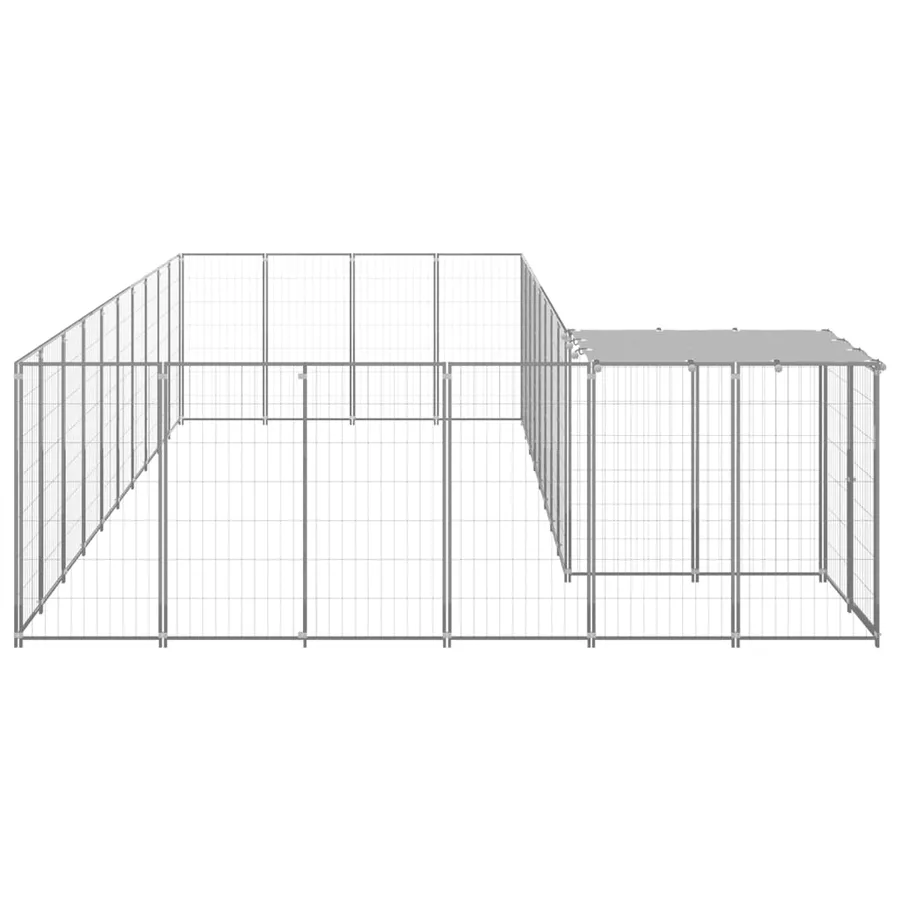 Chenil Argenté 19,36 m² Acier - 3