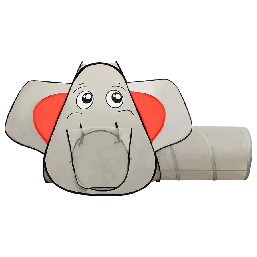 Tente de jeu pour enfants 250 balles Éléphant Gris 174x86x101cm - 5