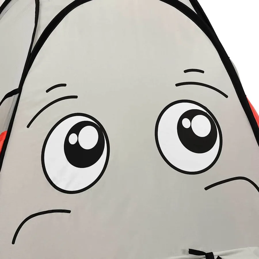 Tente de jeu pour enfants 250 balles Éléphant Gris 174x86x101cm - 8