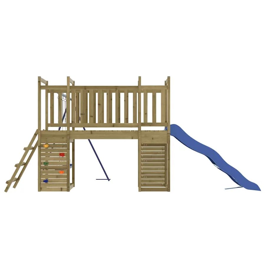 Aire de jeux d'extérieur bois de pin imprégné - 4