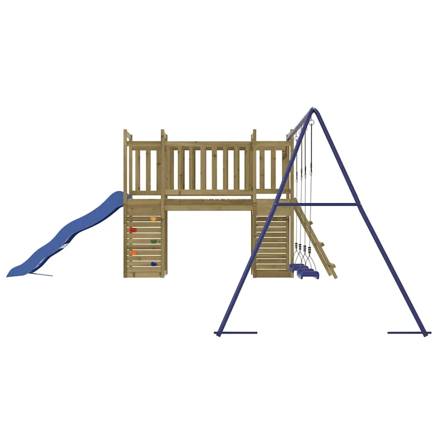 Aire de jeux d'extérieur bois de pin imprégné - 5