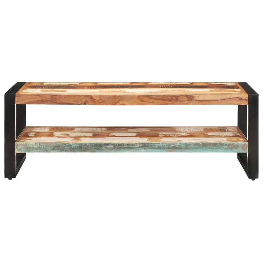 Table basse 120x60x40 cm Bois de récupération solide - 2
