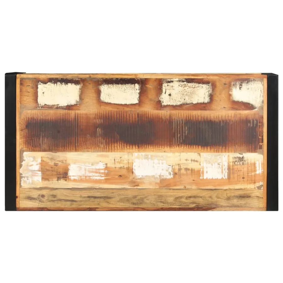 Table basse 120x60x40 cm Bois de récupération solide - 4