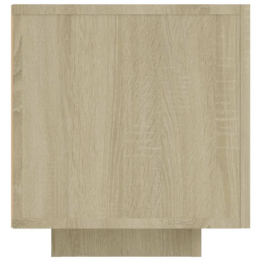 Meuble TV avec lumières LED Chêne sonoma 160x35x40 cm - 10
