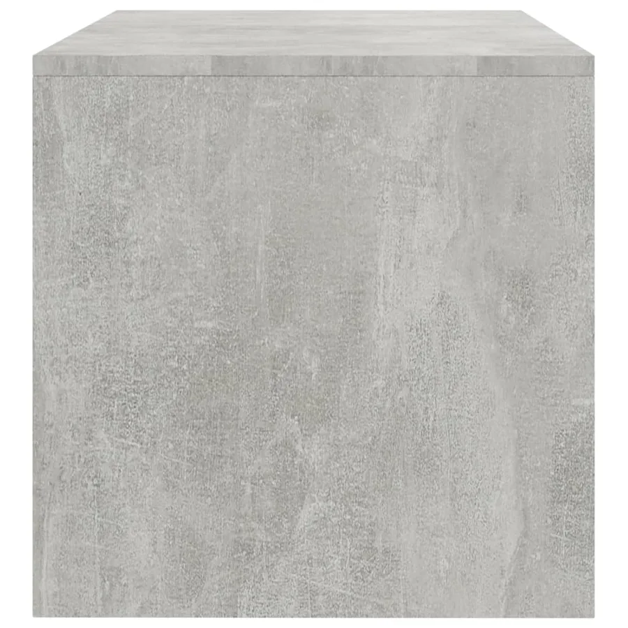 Meuble TV Gris béton 100x40x40 cm Bois d’ingénierie - 5