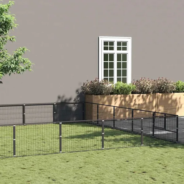 Chenil Noir 40 m² Acier