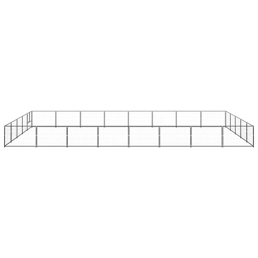 Chenil Noir 40 m² Acier - 4