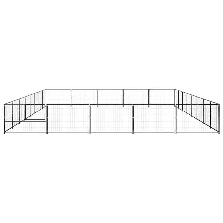 Chenil Noir 40 m² Acier - 5