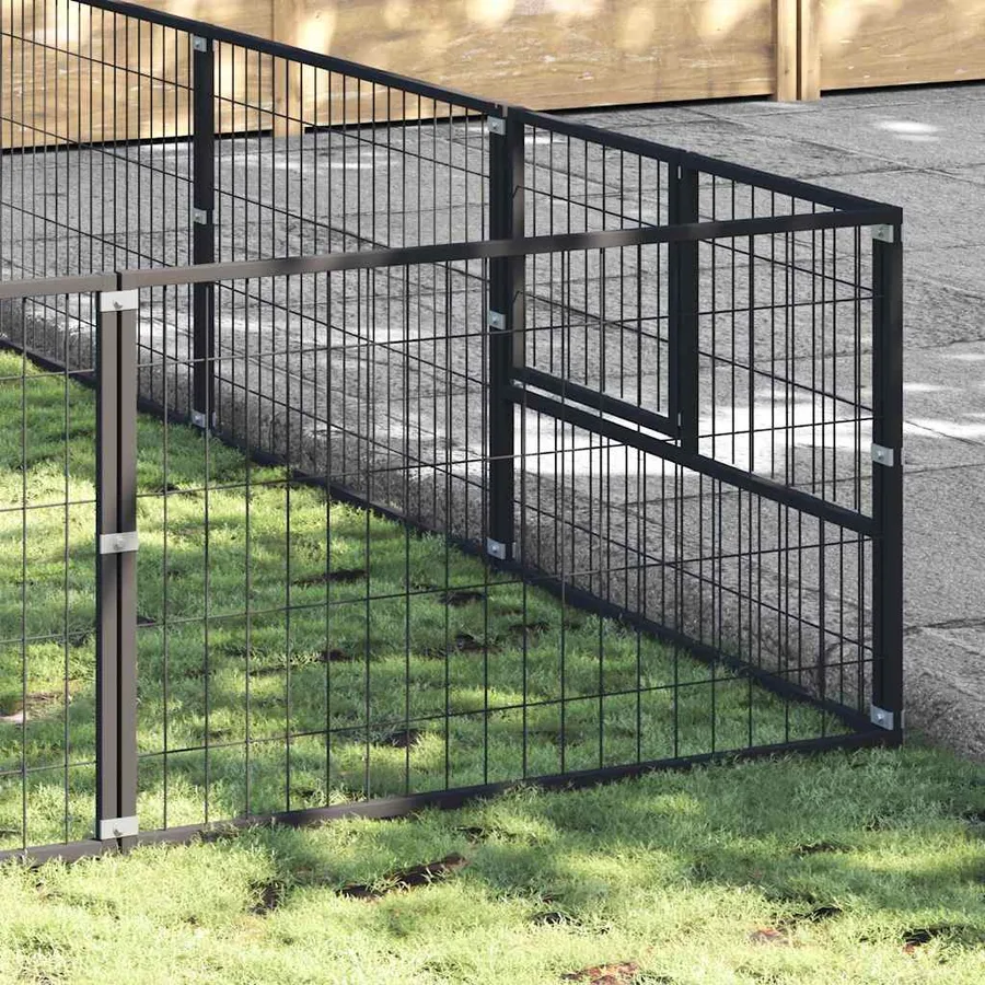 Chenil Noir 25 m² Acier - 3