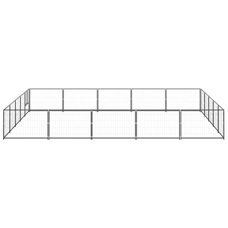 Chenil Noir 25 m² Acier - 4