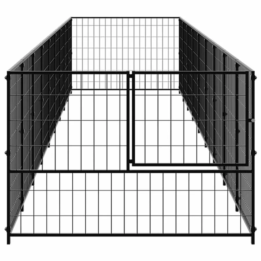 Chenil Noir 9 m² Acier - 4