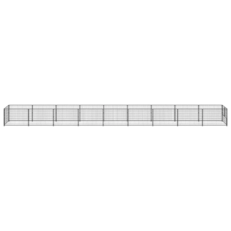 Chenil Noir 9 m² Acier - 5