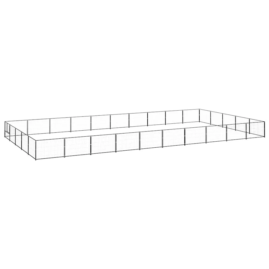Chenil Noir 50 m² Acier - 2