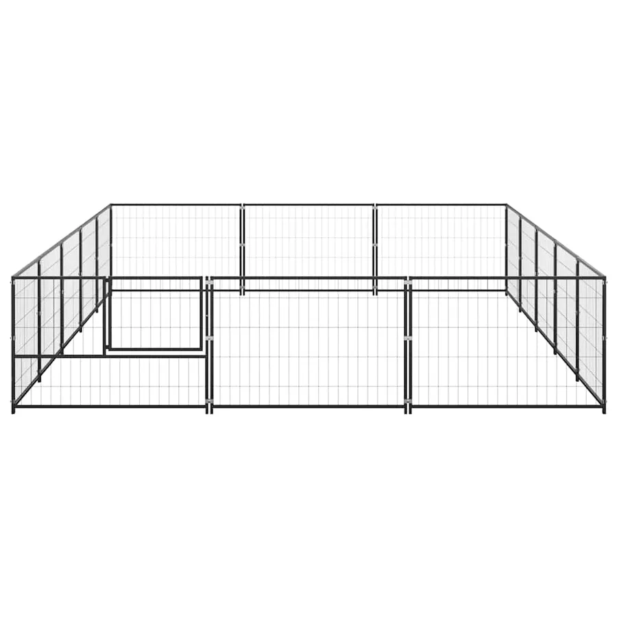 Chenil Noir 15 m² Acier - 5