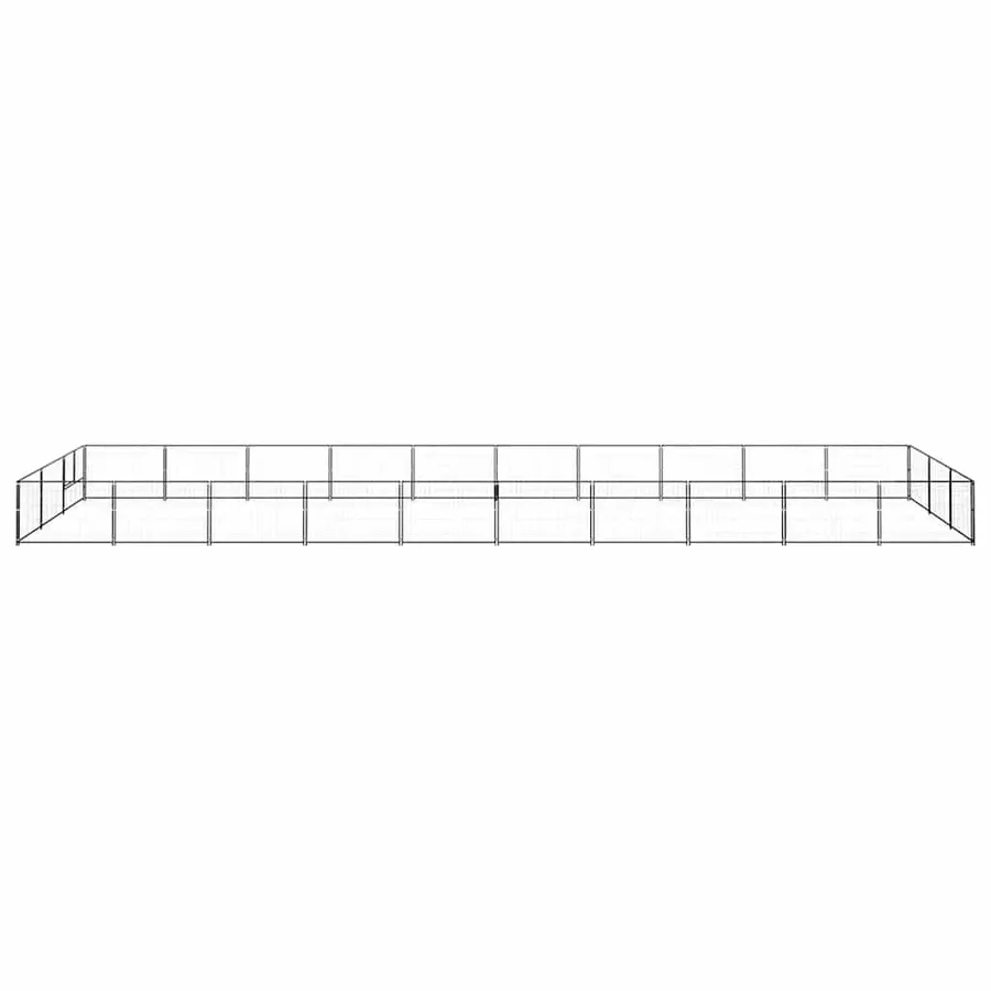 Chenil Noir 30 m² Acier - 4