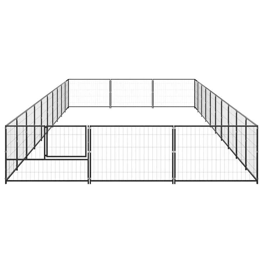 Chenil Noir 30 m² Acier - 5